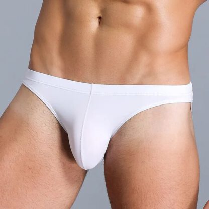 sexy witte heren bikini slip voor moderne mannen