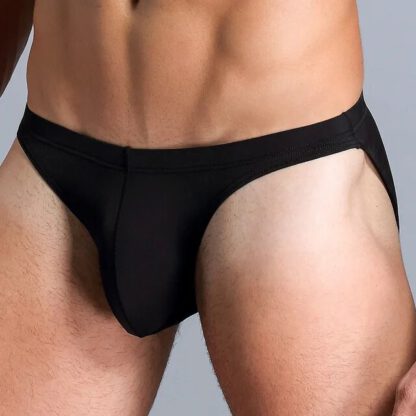 sexy zwarte heren bikini slip voor moderne mannen