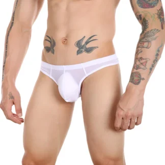 Classic Mens Thong - White, L
