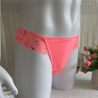 Luxe Kanten Heren String - Roze