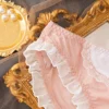 Ice Silk Lolita Lace Women Briefs Maid Cosplay Japanese JK Girls Panties Underwear Female Sexy Cute Bowknot Student Lingerie 5