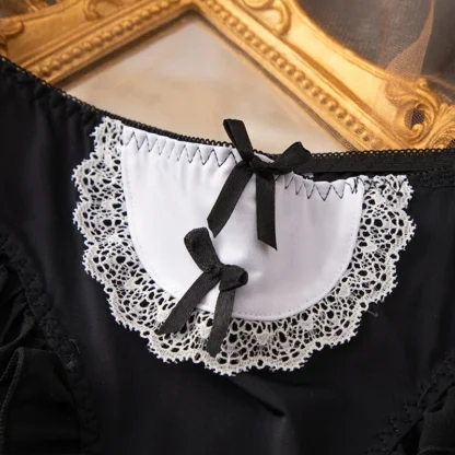 Ice Silk Lolita Lace Women Briefs Maid Cosplay Japanese JK Girls Panties Underwear Female Sexy Cute Bowknot Student Lingerie 11